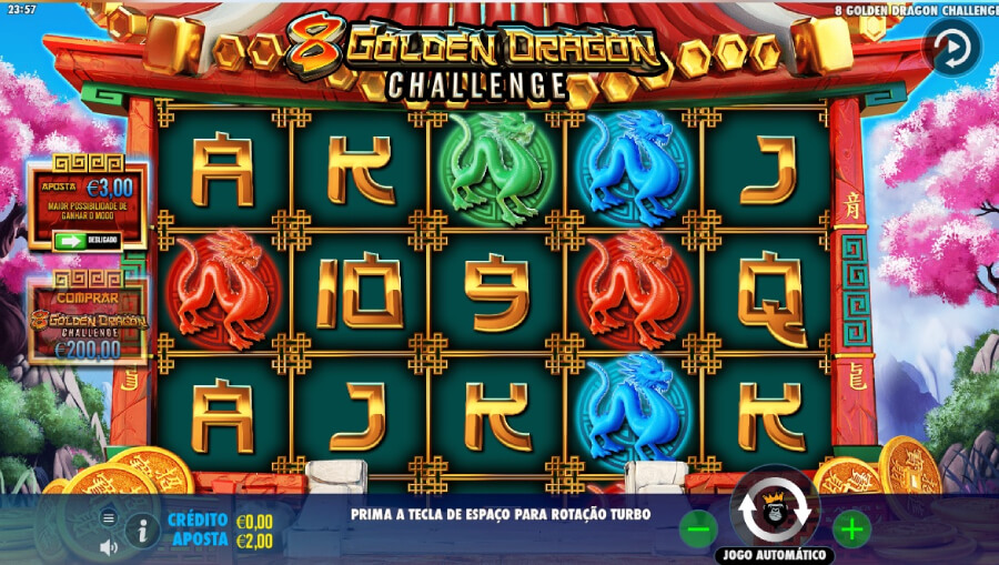 Slot Machine 8 Golden Dragon Challenge
