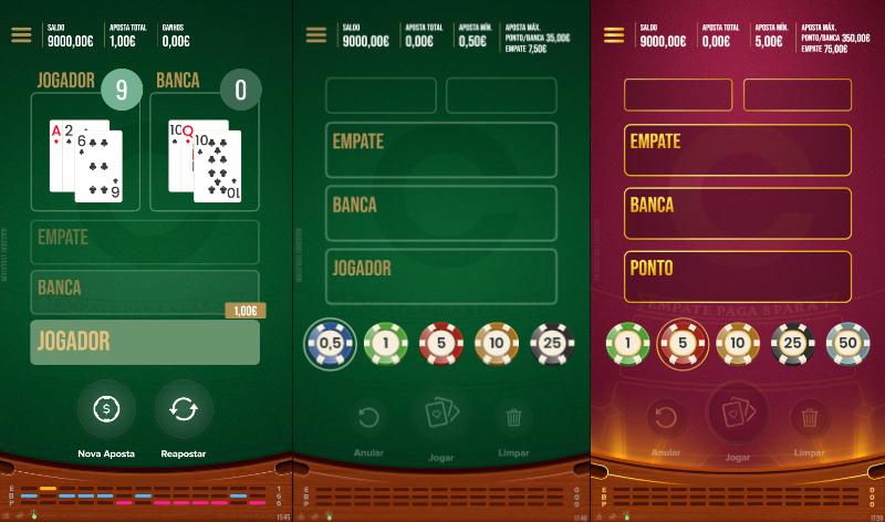 Melhores jogos de baccarat em Portugal