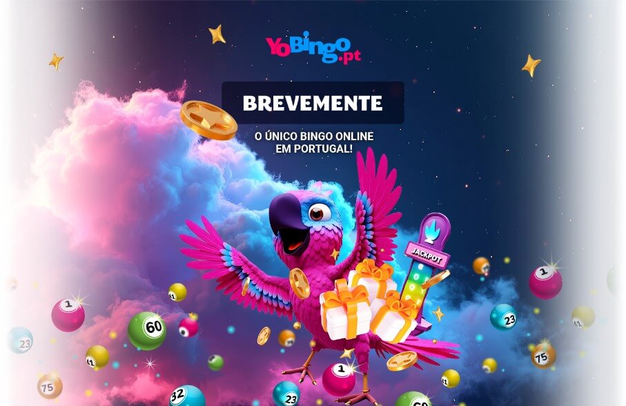 Aviso no Site da Plataforma Yobingo: Brevemente Disponível