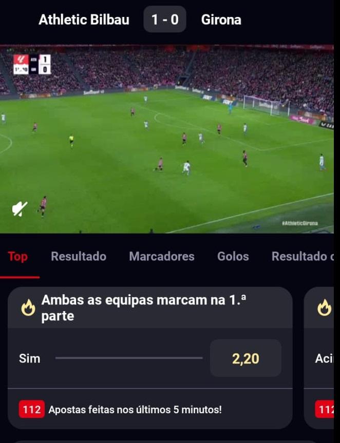 Betclic App transmição ao vivo