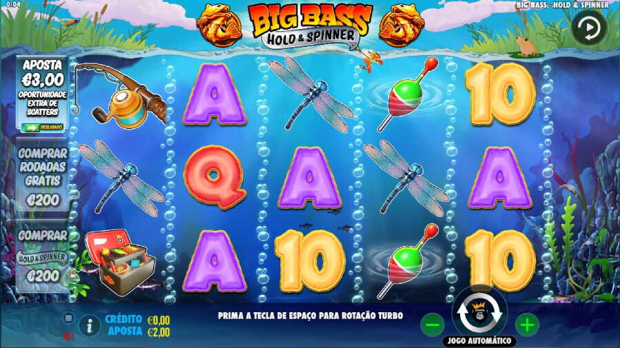 Slot Machine Big Bass: Hold & Spinner