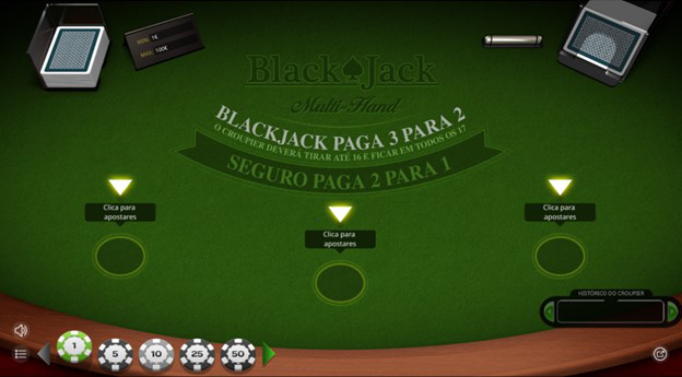 Blackjack no casino Bwin