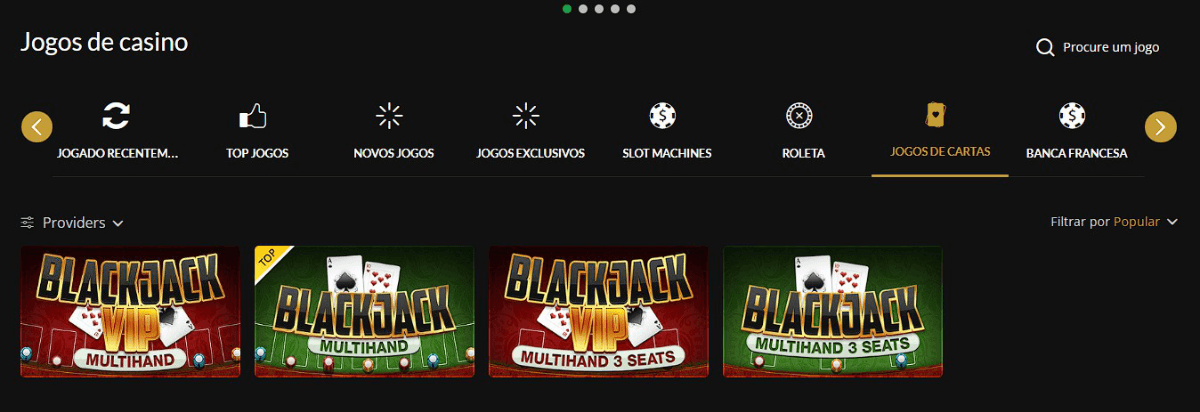 Blackjack no ESC Casino