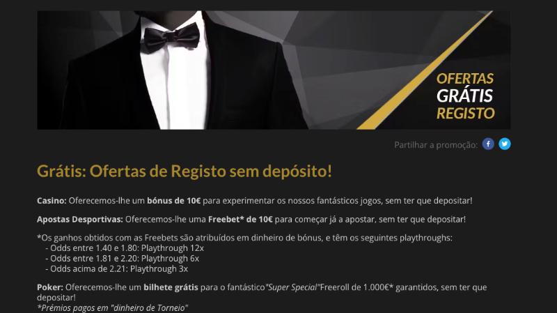 Bónus de boas vindas sem depósito da ESQ Online