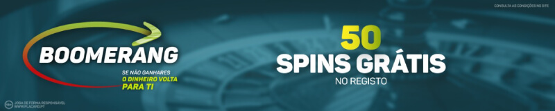 Bónus de 50 Free Spins no Casino do Placard