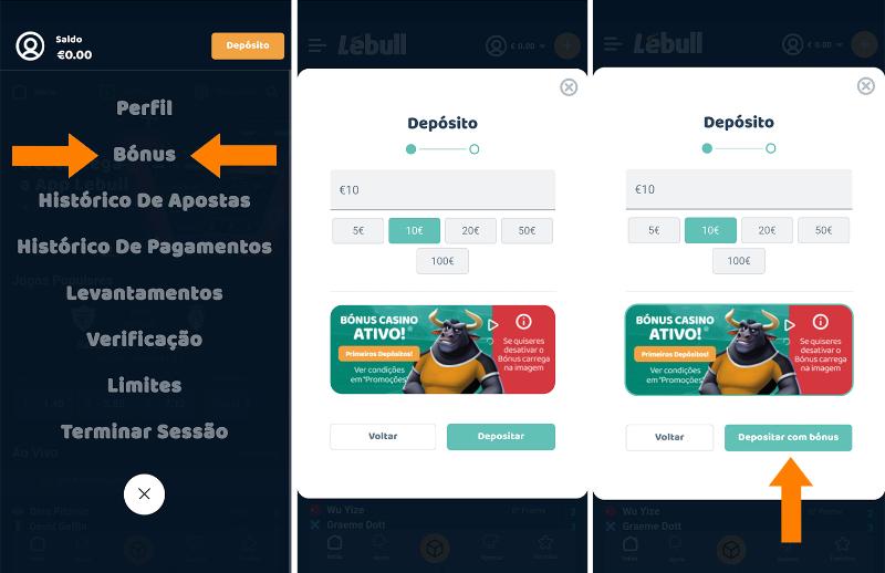 Bonus da Lebull na App