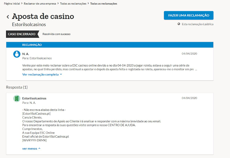 Queixa da ESC Online resolvida na deco proteste