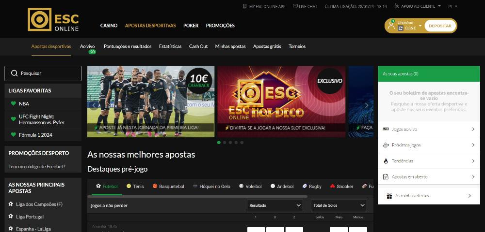 Apostas F1 na ESC Online