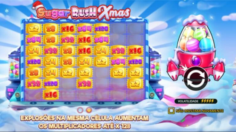 Multiplicadores da slot Sugar Rush Xmas