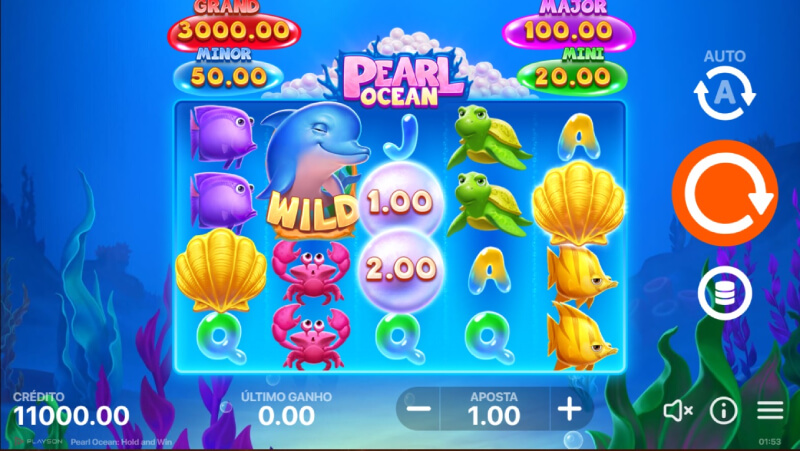 Slot Machine Pearl Ocean: Hold and Win