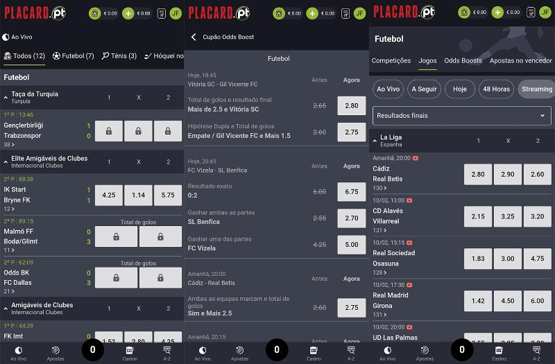 Placard.pt App apostas desportivas