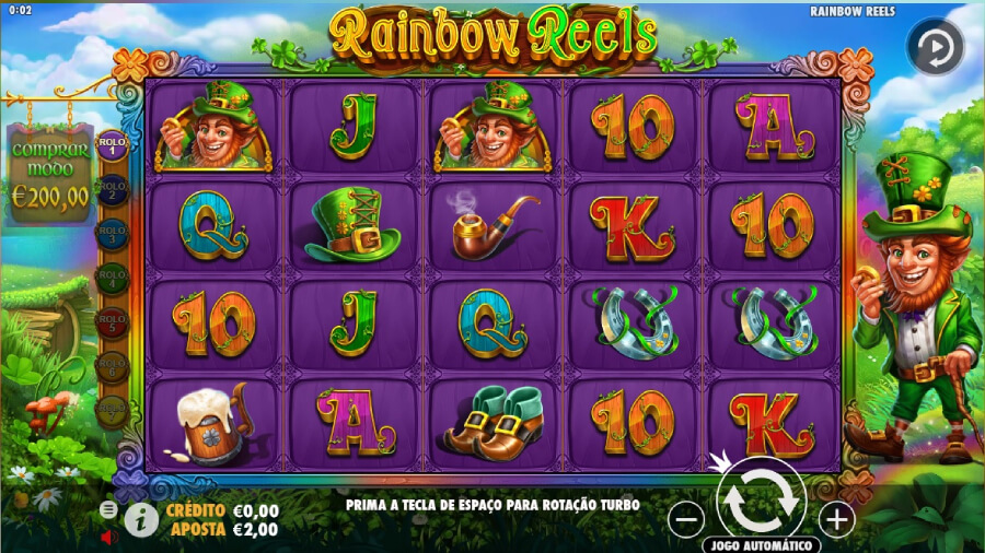 Slot Machine Rainbow Reels
