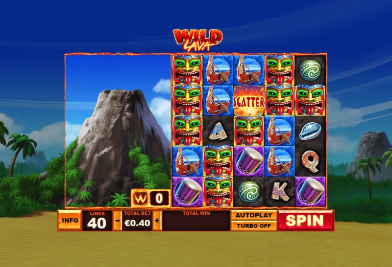 Slot Machine Wild Lava
